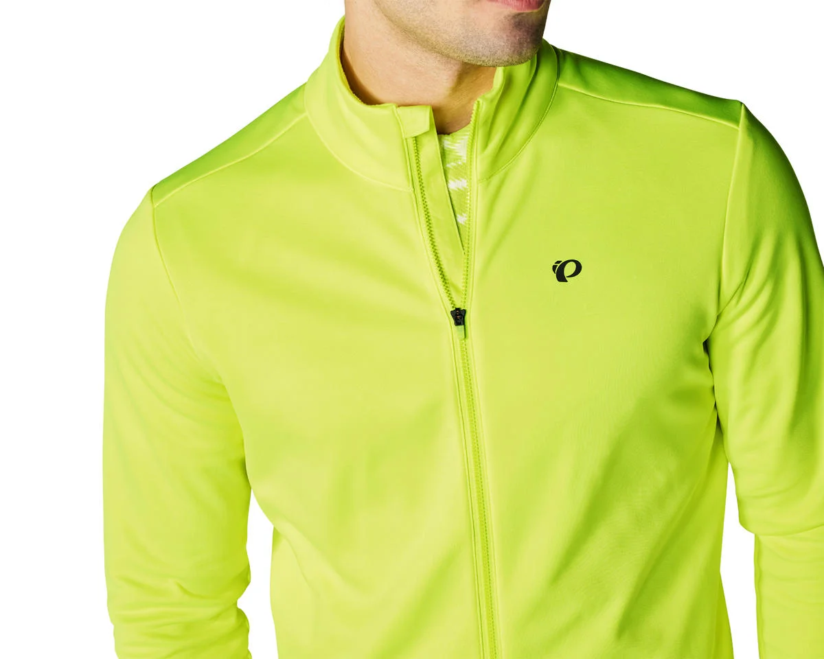 Pearl iZUMi Quest Thermal Long Sleeve Jersey (Screaming Yellow/Dark Shadow) (2XL) - view 3